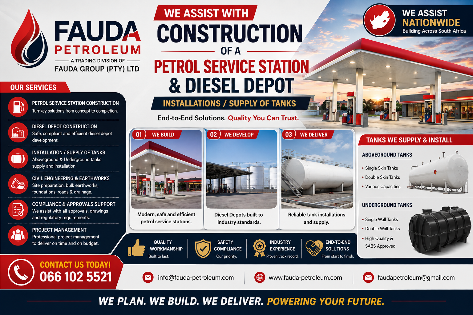 Petrol Service Station Construction